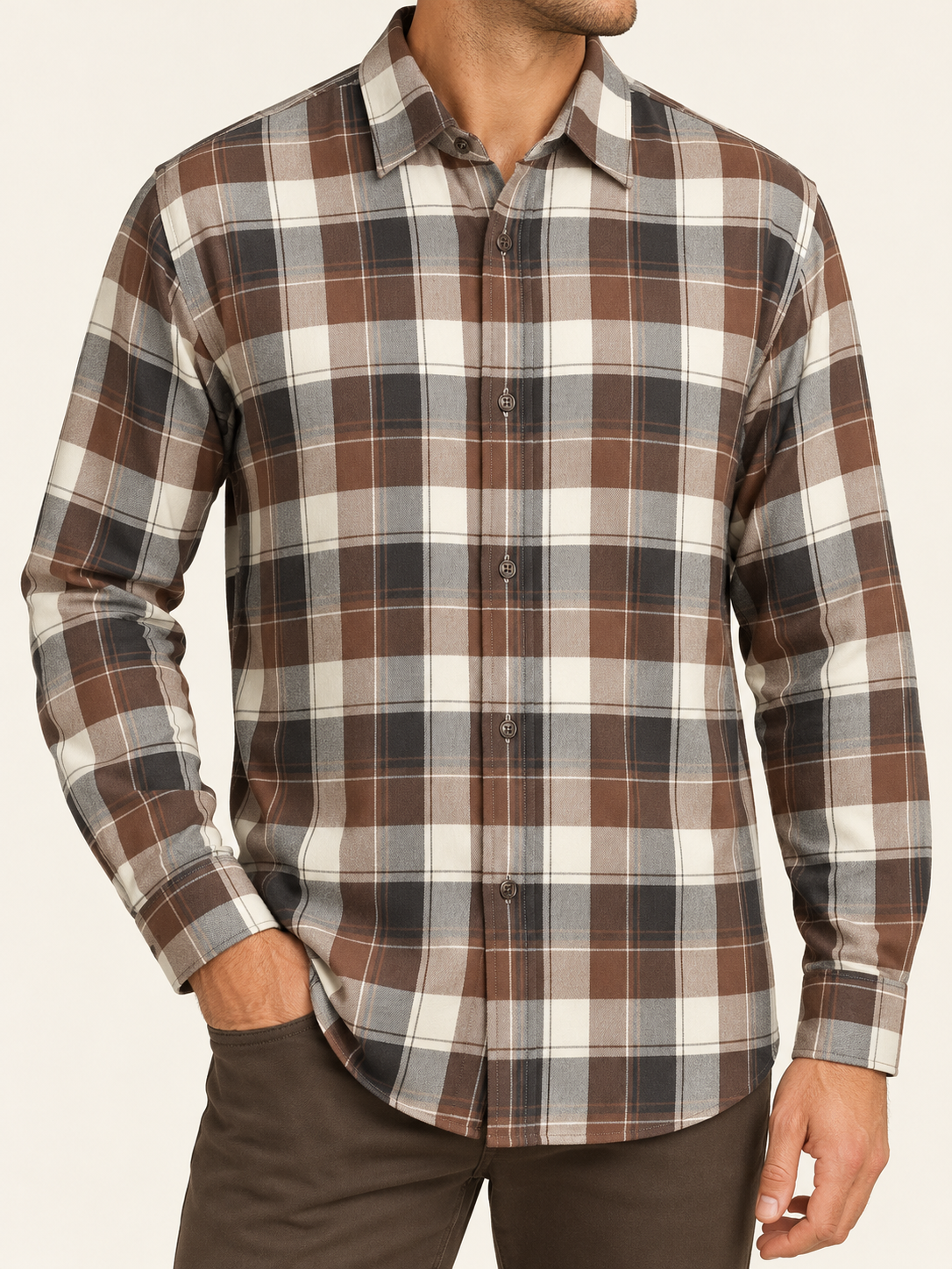 James Purdey Classic Cotton Flannel Check Shirt2