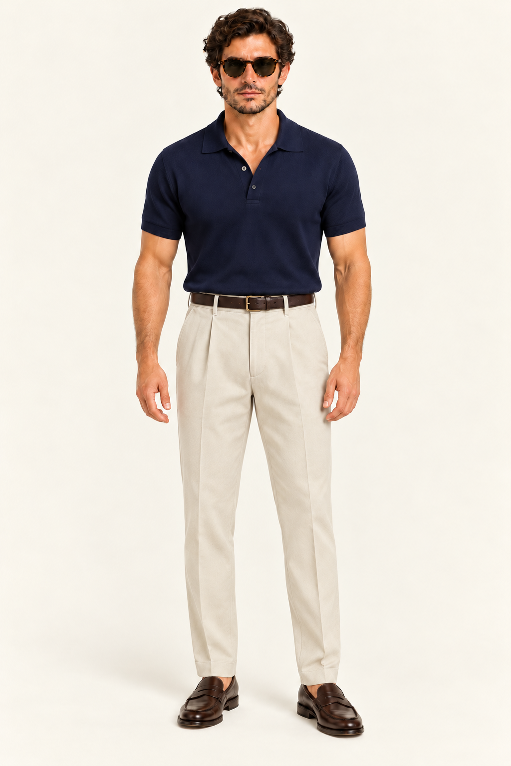 James Purdey Dart Front Trousers – Stone1