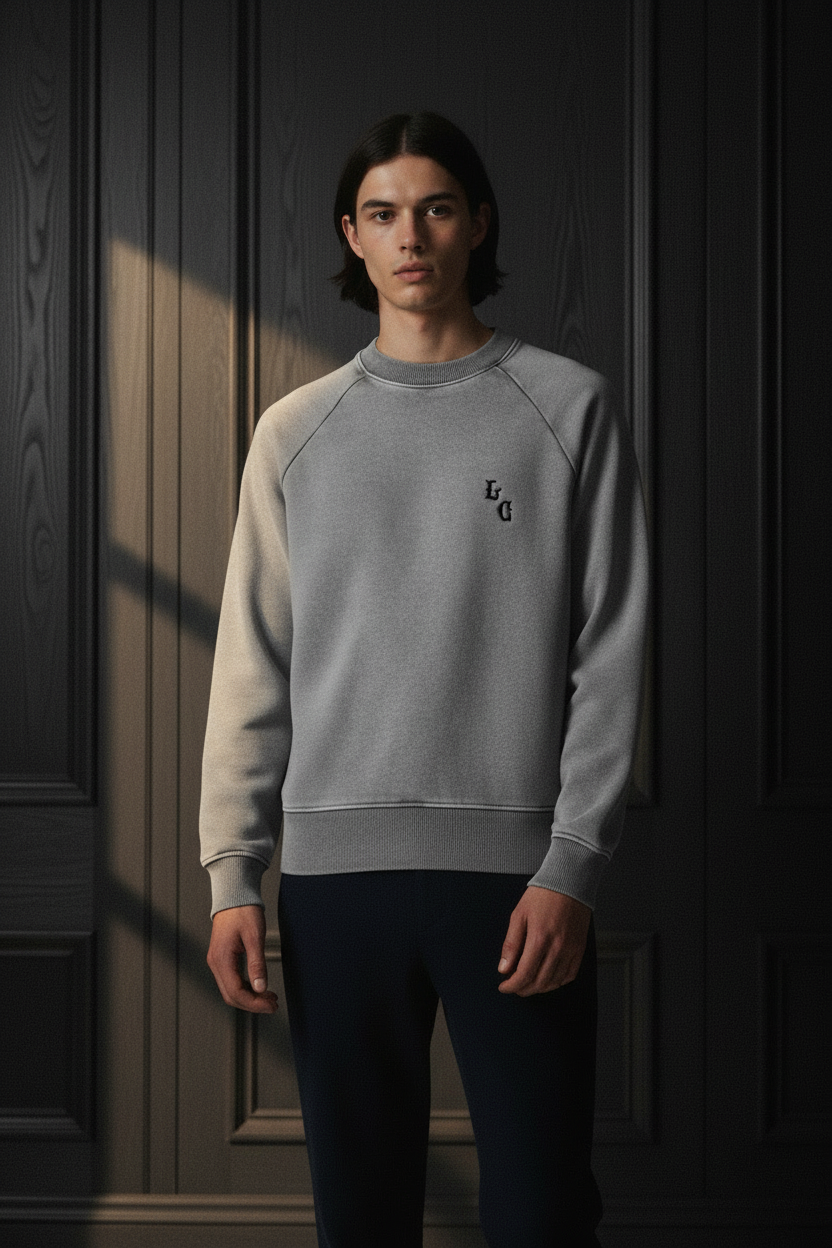 Late Checkout Grey Sweatshirt