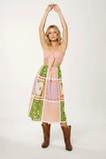 Manoush Patchwork Crochet Tank Dress front