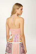 Manoush Patchwork Crochet Tank Dress back