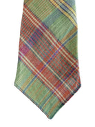 Polo Ralph Lauren Textured Plaid Tie – Multicolour close up 4 