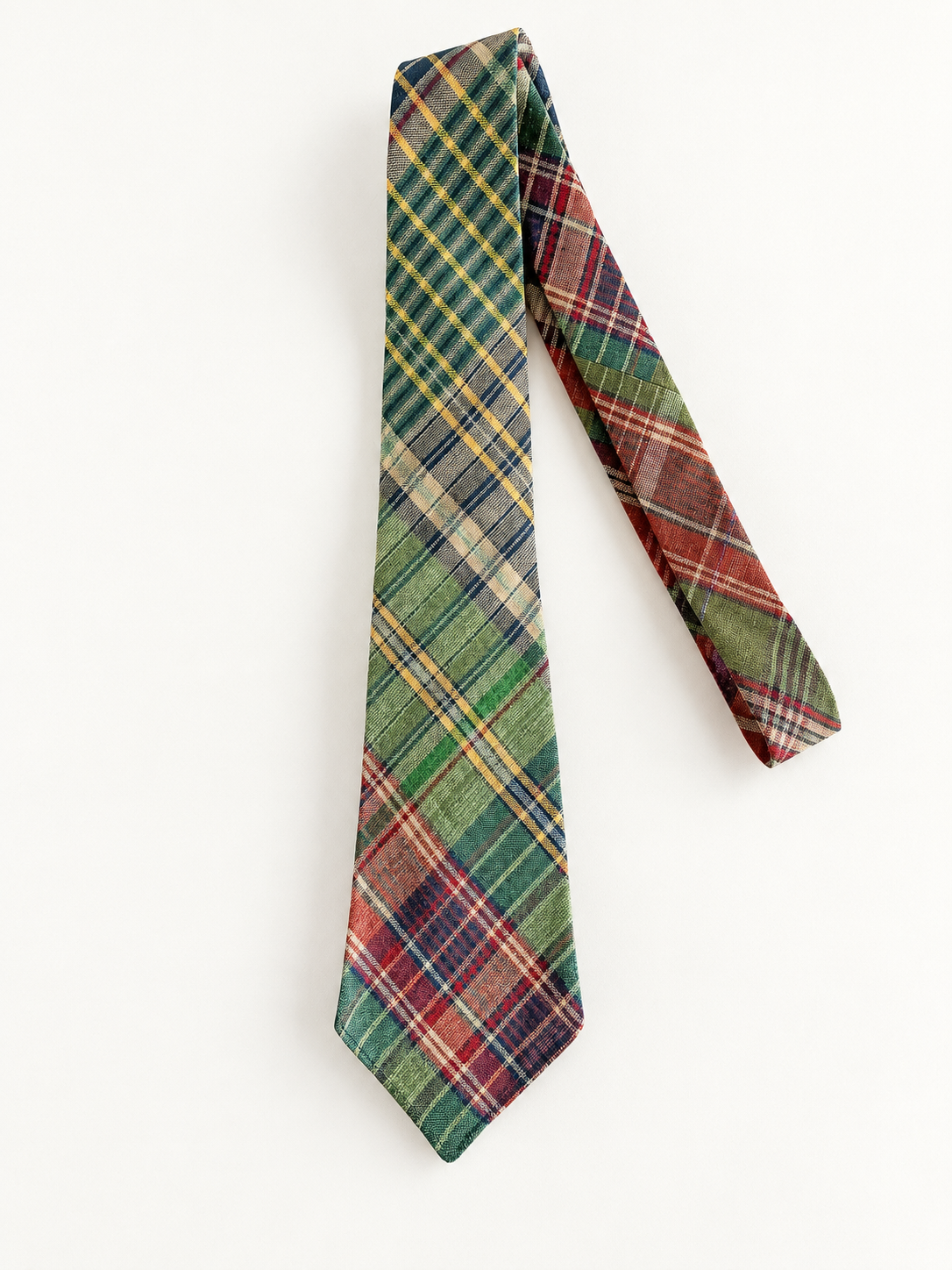 Polo Ralph Lauren Textured Plaid Tie – Multicolour flat 1