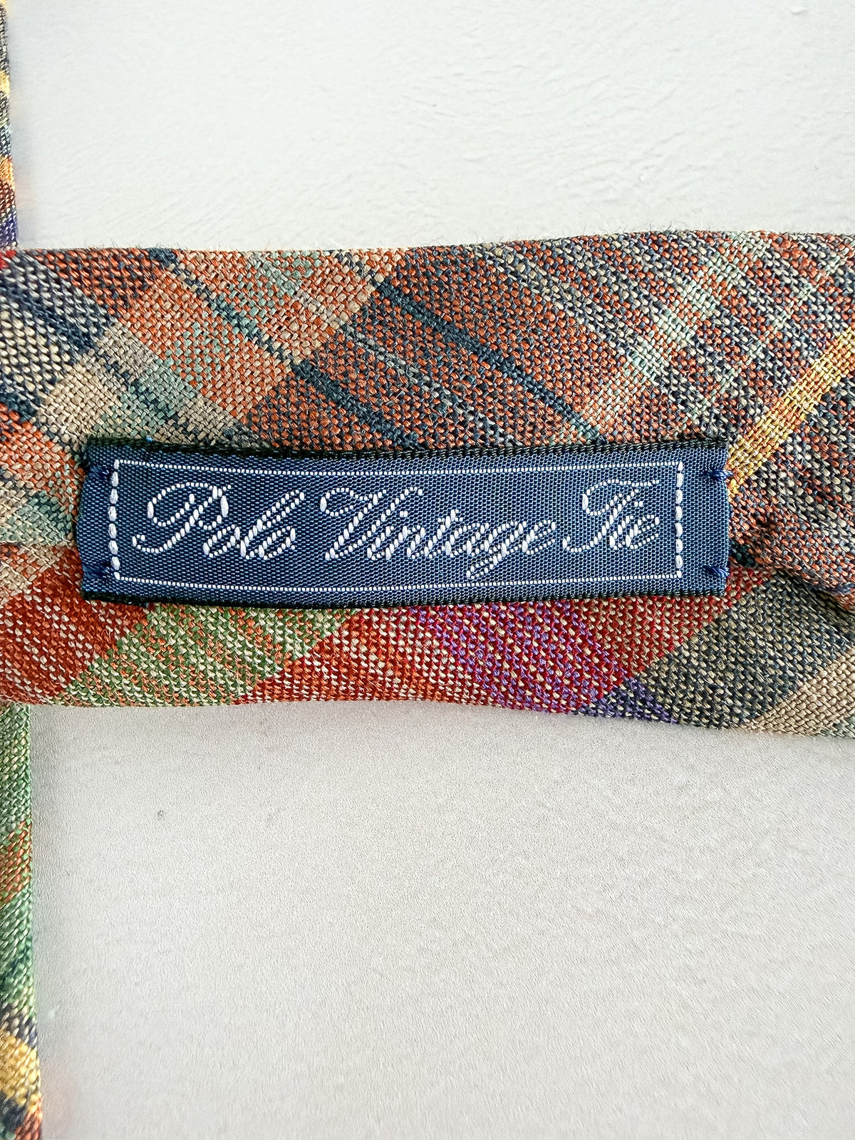 Polo Ralph Lauren Textured Plaid Tie – Multicolour label 4
