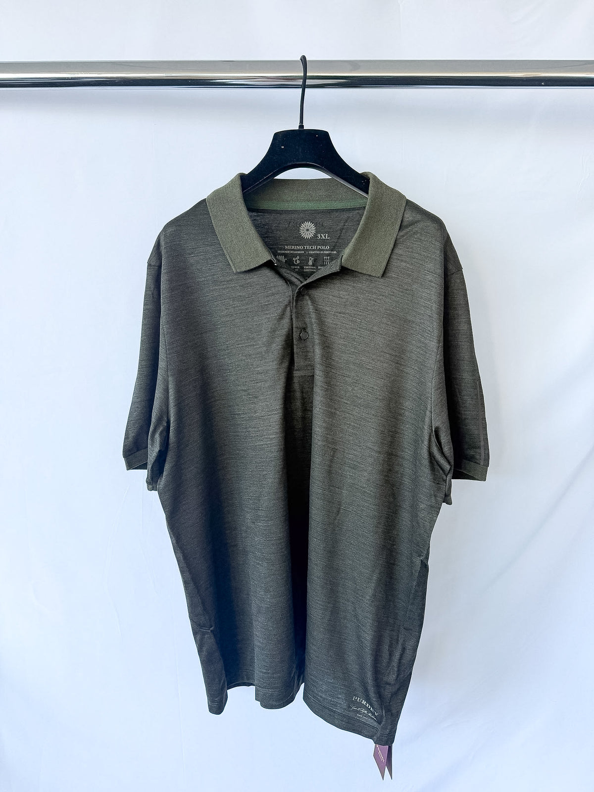 Purdey Merino Tech Piqué Polo Shirt3