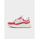 Mallet Cyrus White Fuchsia Womens Sneakers Trainers - House Of Huntington