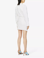 JACQUEMUS La Robe Bahia Woven Mini White Dress - House Of Huntington