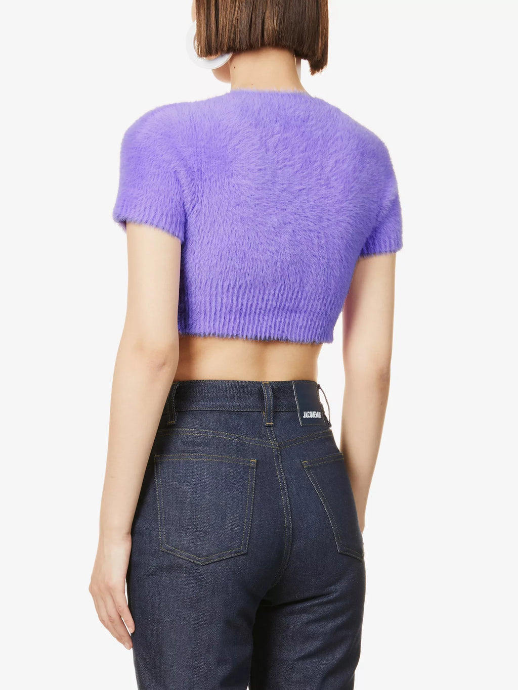 JACQUEMUS Purple La Maille Neve Manches Longues' Cardigan - House Of Huntington