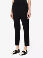 TOTEME Straight-Leg Mid-Rise Organic Denim Black Raw Hem Jeans - House Of Huntington