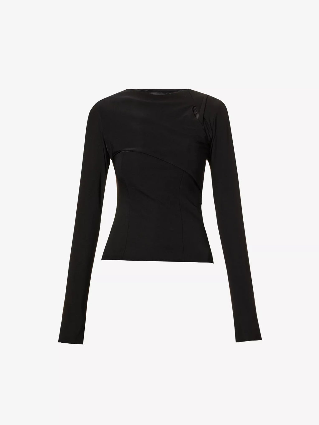 DI PETSA Fertility Cut-Out Stretch-Woven Top - House Of Huntington