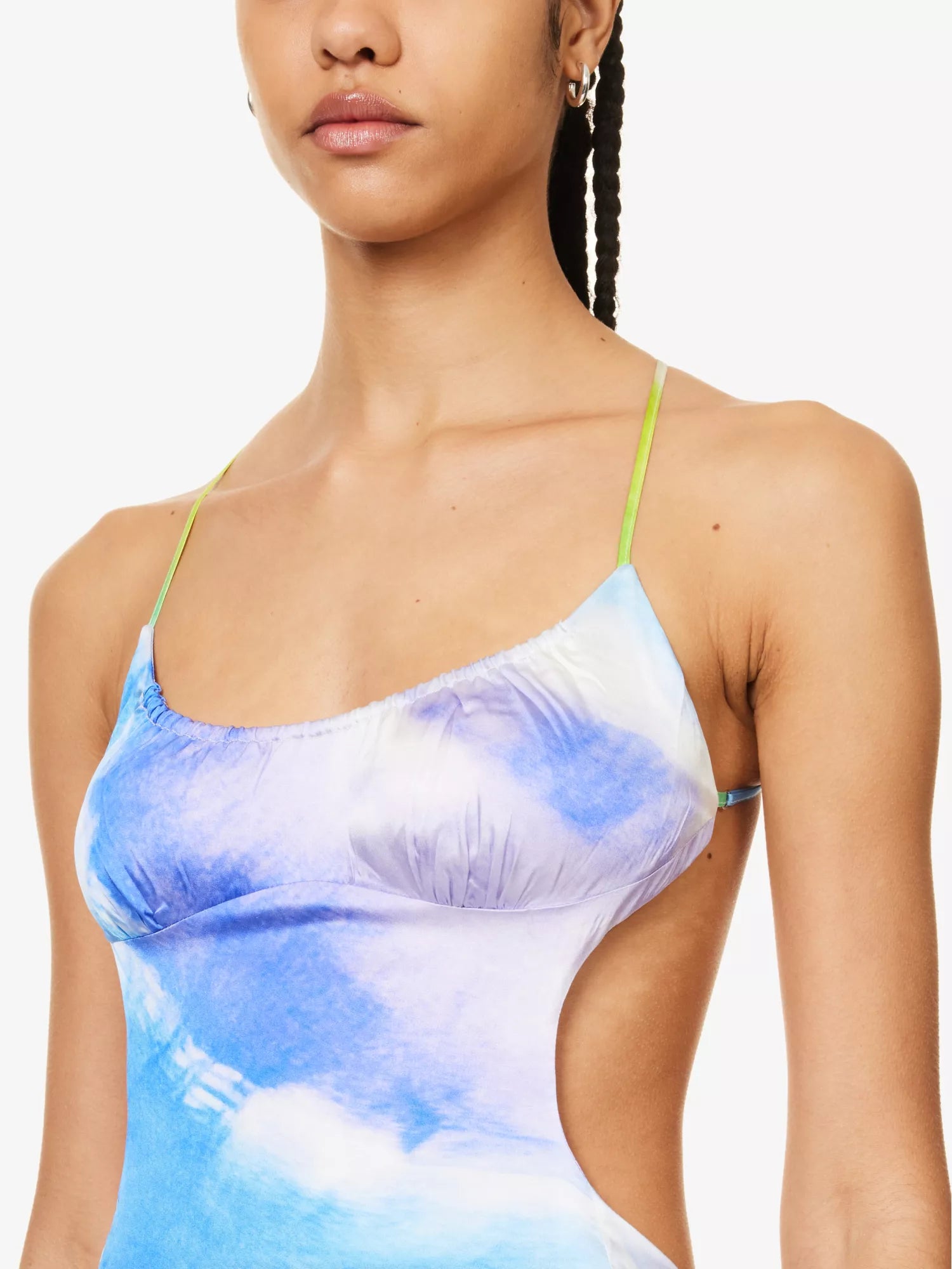 RETROFETE Scarlett Tie-Dye Open-Back Silk Maxi Dress - House Of Huntington