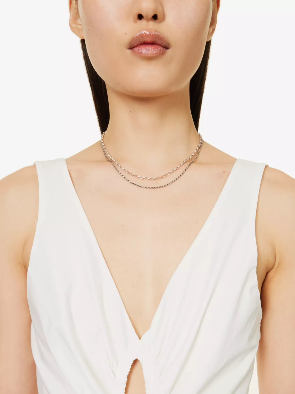 ANINE BING Dione Cut-Out Cotton Midi Dress - House Of Huntington