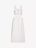 ANINE BING Dione Cut-Out Cotton Midi Dress - House Of Huntington