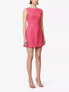 Rixo London Michaela Pink Bow Back Cut-Out Woven Mini Dress - House Of Huntington