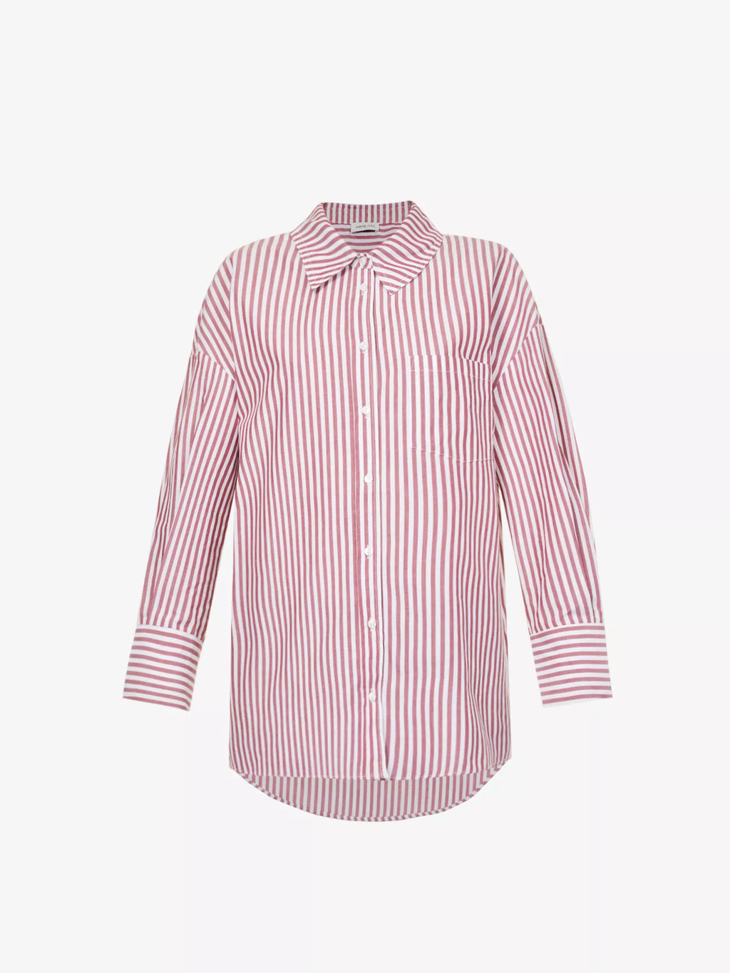 ANINE BING Mika Vertical-Striped Poplin Shirt - House Of Huntington