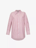 ANINE BING Mika Vertical-Striped Poplin Shirt - House Of Huntington