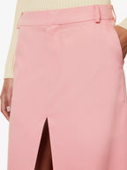 SIR. Giacomo Pink Split Front Midi Skirt - House Of Huntington