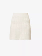 LESET Lucy White Crochet Mini Skirt - House Of Huntington