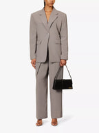 BAYSE Marzia Padded Shoulder Regular Fit Woven Blazer - House Of Huntington