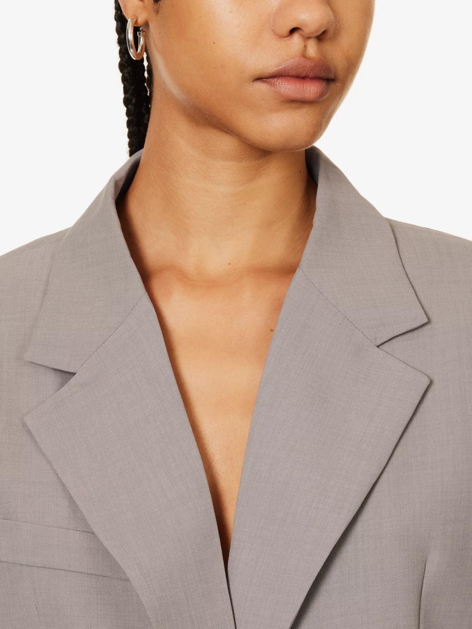 BAYSE Marzia Padded Shoulder Regular Fit Woven Blazer - House Of Huntington