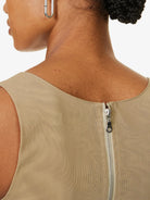 MIAOU Campbell Textured Stretch-Woven Beige Corset Top - House Of Huntington