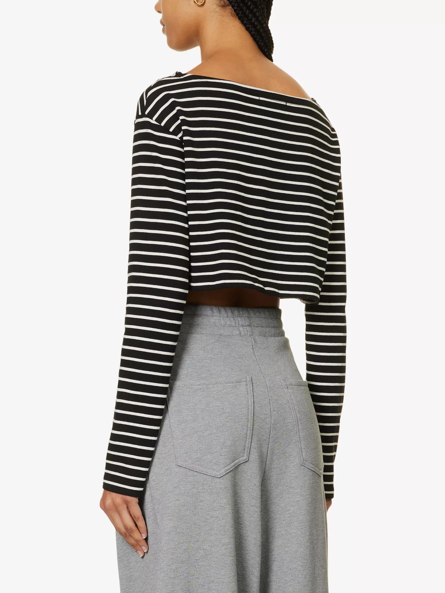 THE FRANKIE SHOP Tilla Striped Boat-Neck Top - House Of Huntington