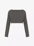 THE FRANKIE SHOP Tilla Striped Boat-Neck Top - House Of Huntington