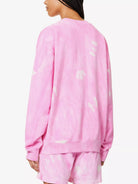 SPORTY & RICH Wellness Pink Tie Dye Cotton Jersey Shorts - House Of Huntington