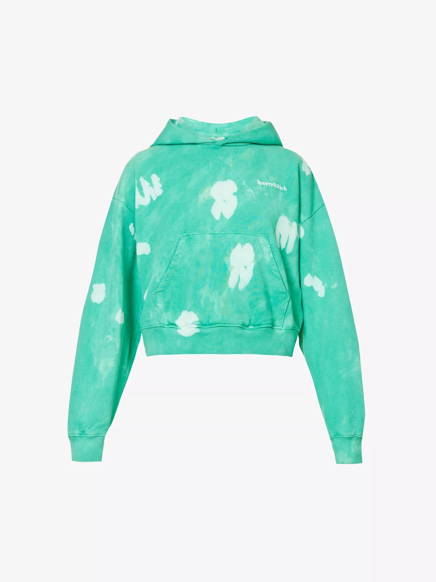 & Serif Tie Dye Cotton Jersey Hoody