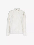 ANINE BING Logo Monogram Cotton Poplin Stripe Braxton Shirt - House Of Huntington