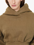 Entire Studios Military Green Double Hood Uniform Cropped Hoodie