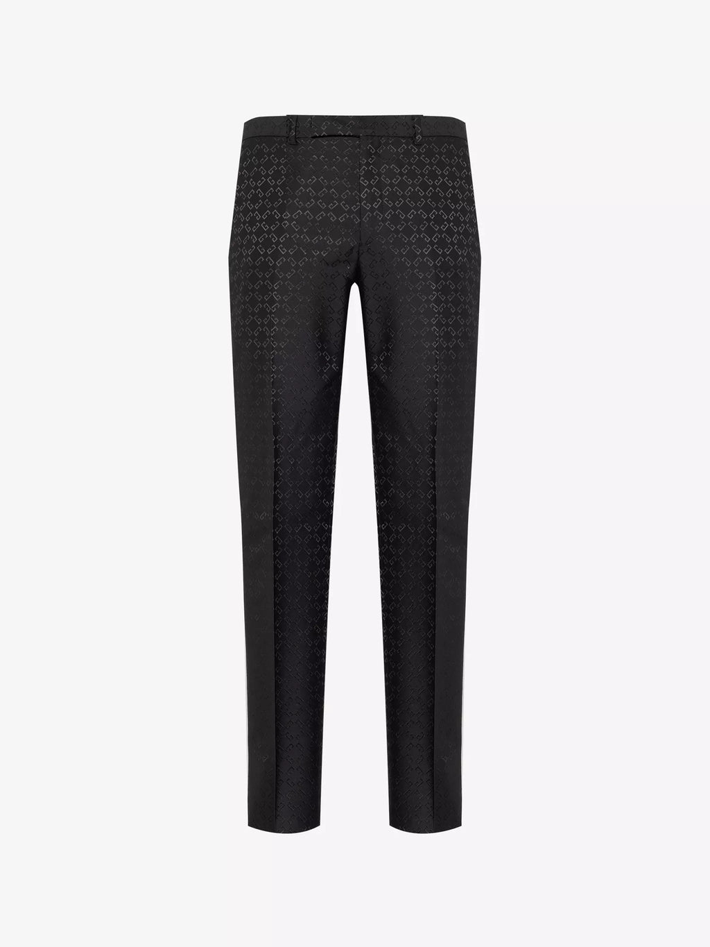 Givenchy 4G-Logo Straight-Leg Wool and Silk-Blend Trousers