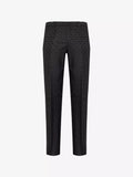 Givenchy 4G-Logo Straight-Leg Wool and Silk-Blend Trousers