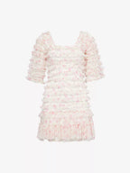 Needle & Thread Rose Ditsy Frilled Woven Mini Dress