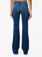 Mother The Doozy Fray Flared-Leg Denim Jeans