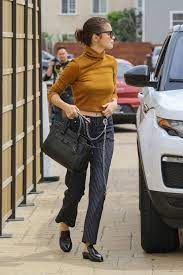 MIAOU Tommy Pinstripe Navy Chain Detail Grunge Pants Trousers - House Of Huntington