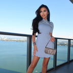 ZELFPORTRET Crystal verfraaid Mandarijn kraag ribgebreide blauwe mini-jurk