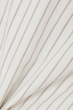 ANINE BING Logo Monogram Cotton Poplin Stripe Braxton Shirt - House Of Huntington