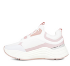 Mallet Cyrus White Mauve Womens Sneakers Trainers - House Of Huntington