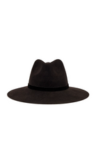 Lack Of Color Black The Grove Suede Band Trim Boho Hat - House Of Huntington