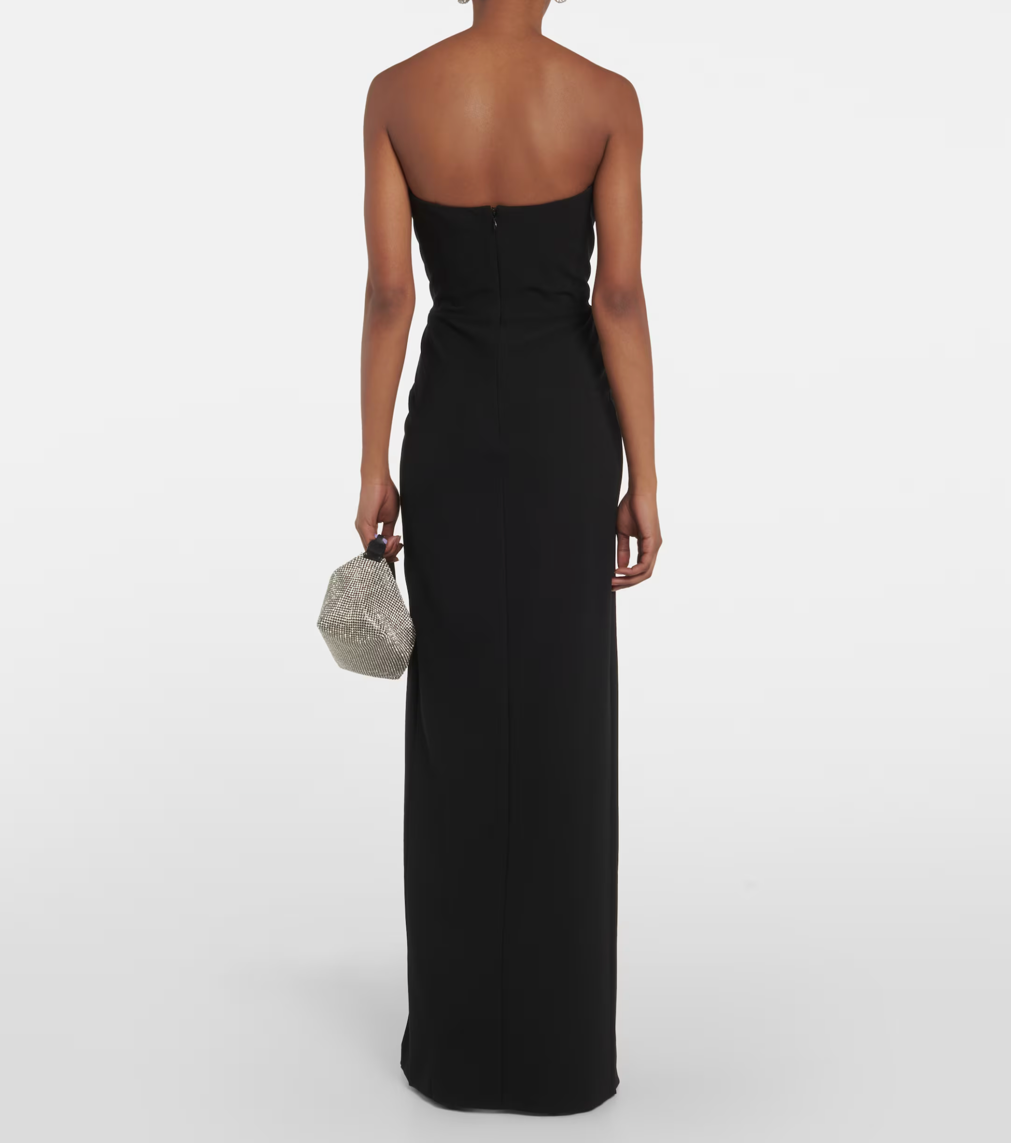 Nensi Dojaka Black Cut Out Maxi Dress - House Of Huntington