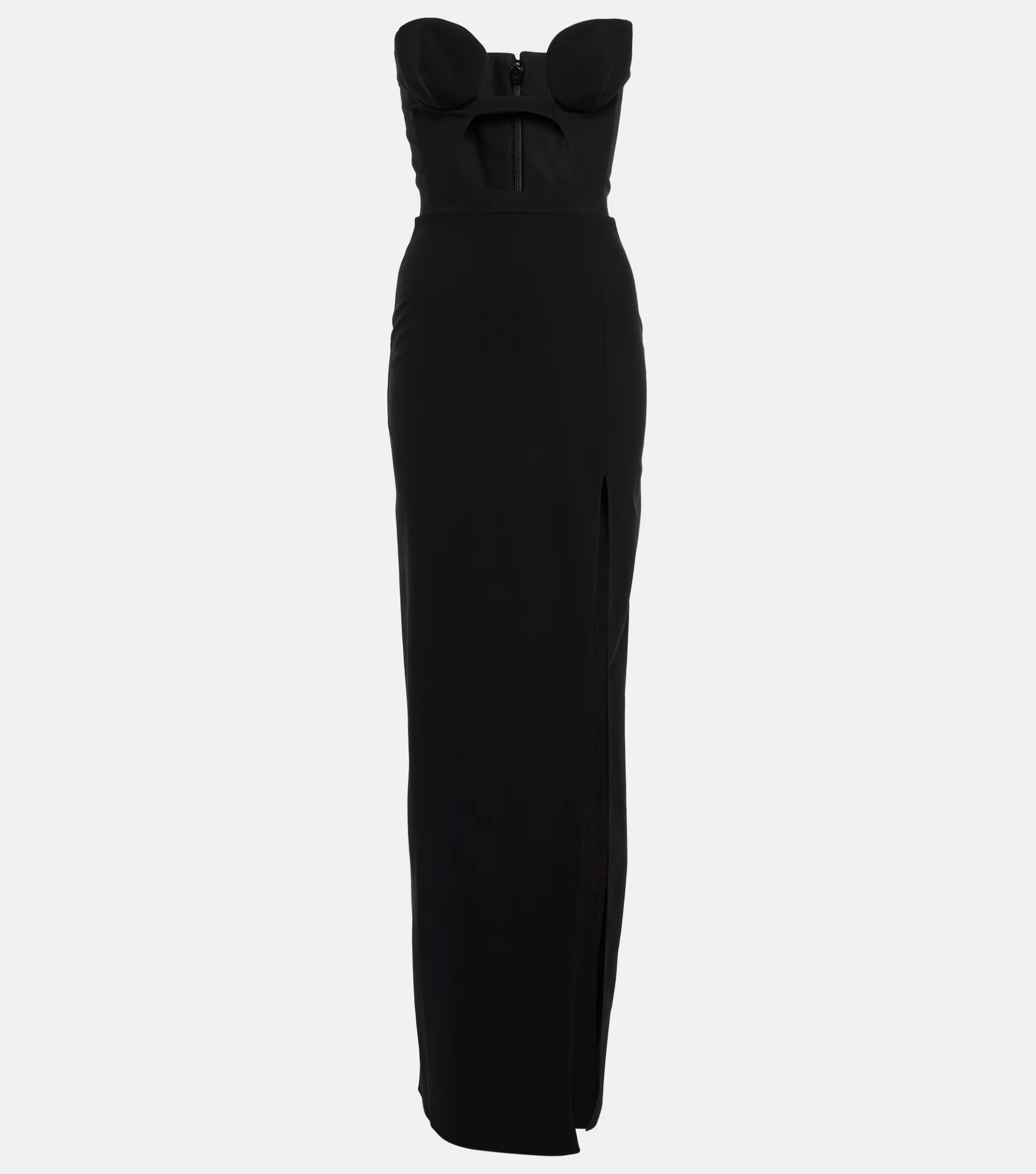Nensi Dojaka Black Cut Out Maxi Dress - House Of Huntington