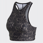 Stella McCartney Adidas Floral Print Zip-Up Tankini Bikini Top