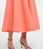 ROKSANDA Coral Adelaide Wool Crêpe Midi Skirt - House Of Huntington