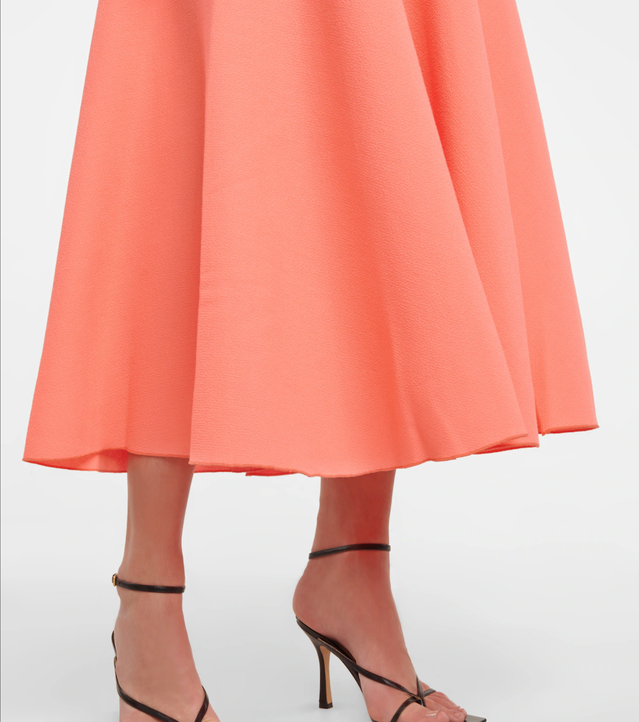 ROKSANDA Coral Adelaide Wool Crêpe Midi Skirt - House Of Huntington