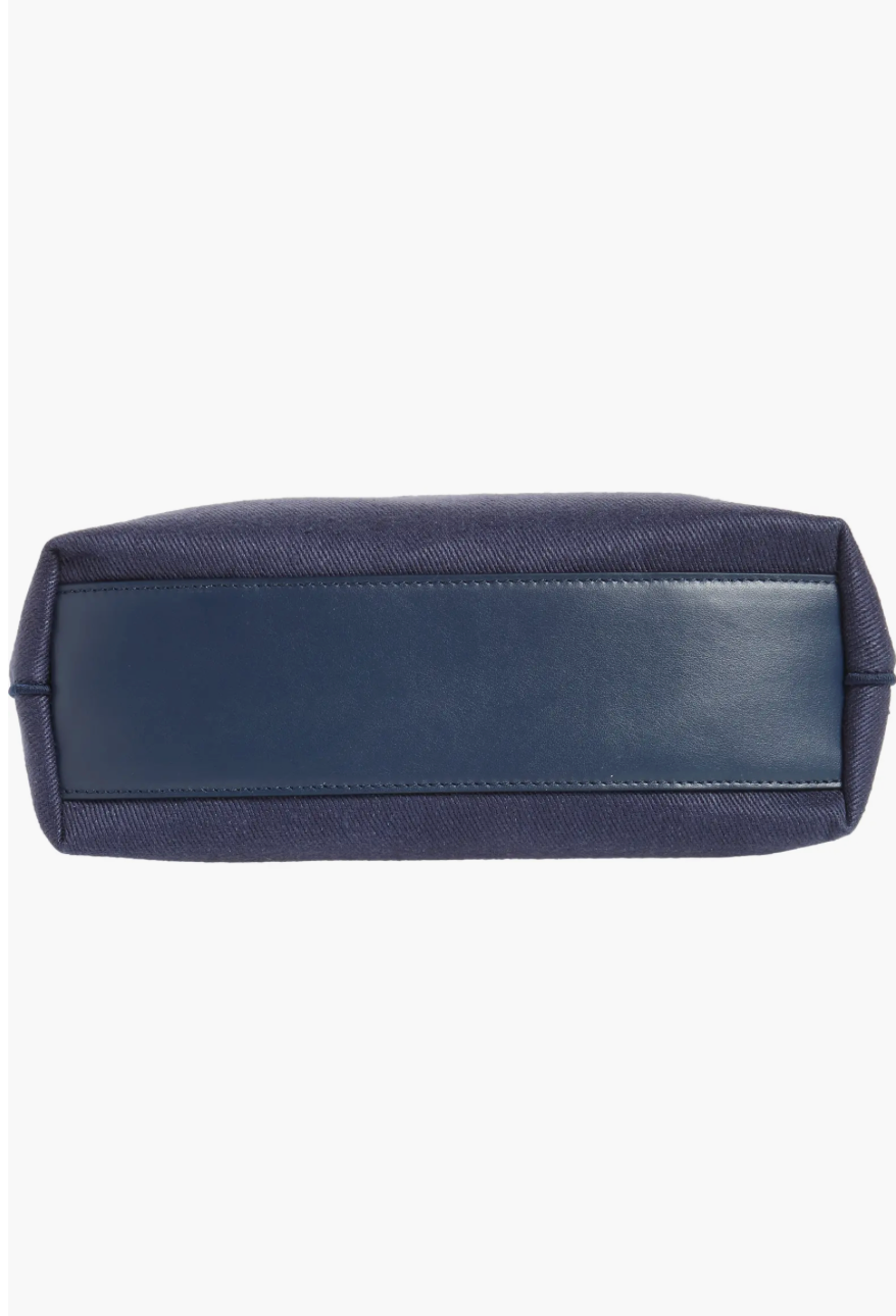 Chloé Kamilla North/South Floral Broderie Anglaise Embroidered Linen Tote Crossbody Handbag