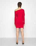 Robe tunique rouge drapée Vivienne Westwood