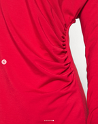 Robe tunique rouge drapée Vivienne Westwood