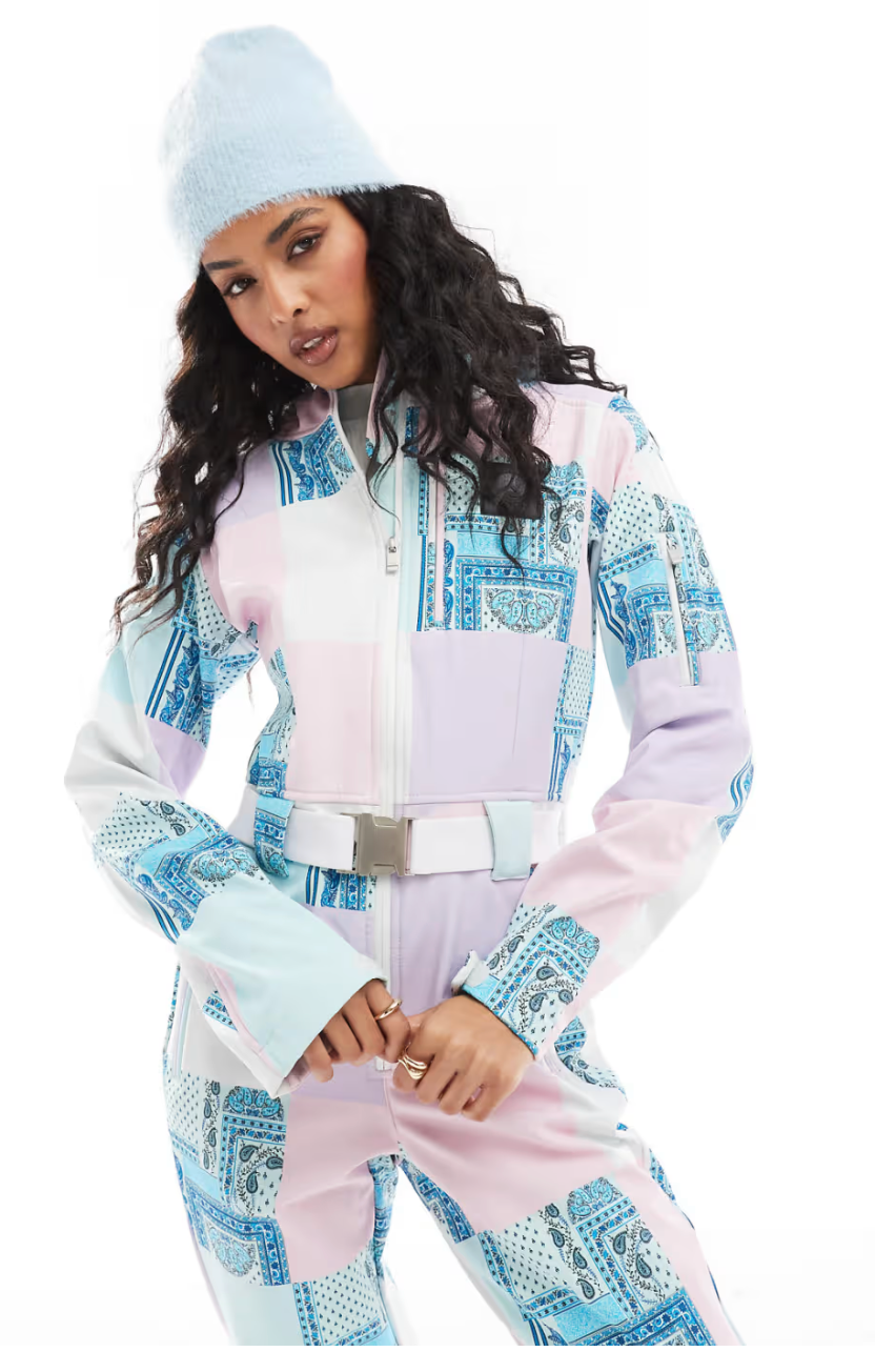 OOSC Patchwork Chic Ski Suit