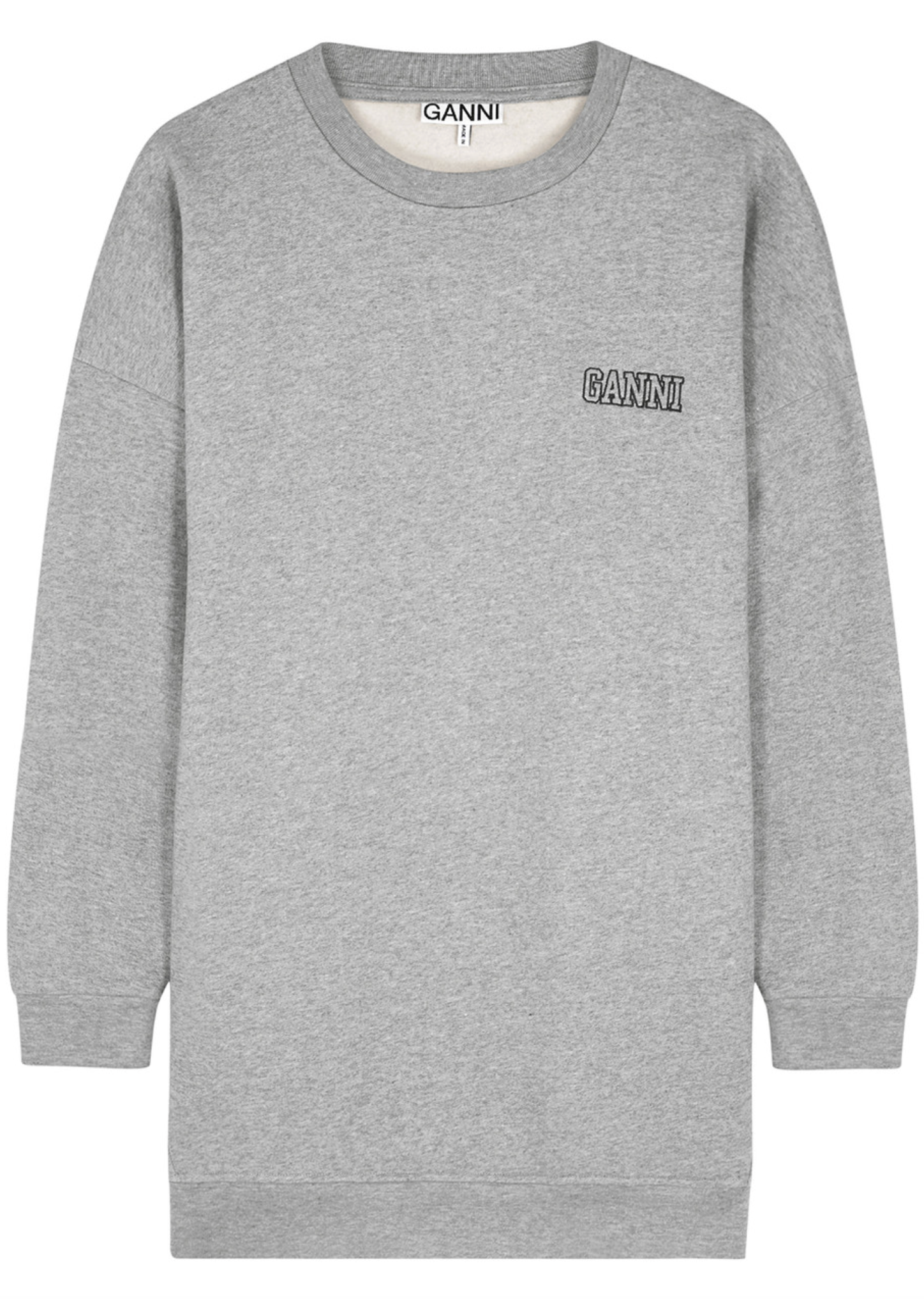 Ganni Logo Software Grey Sweatshirt